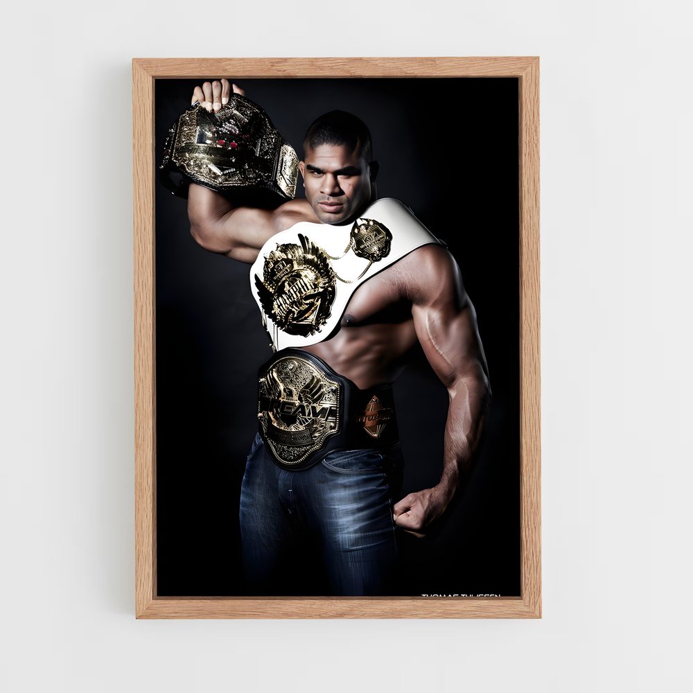 Poster overeem plonge – affiche Kick-boxing (vue 4)